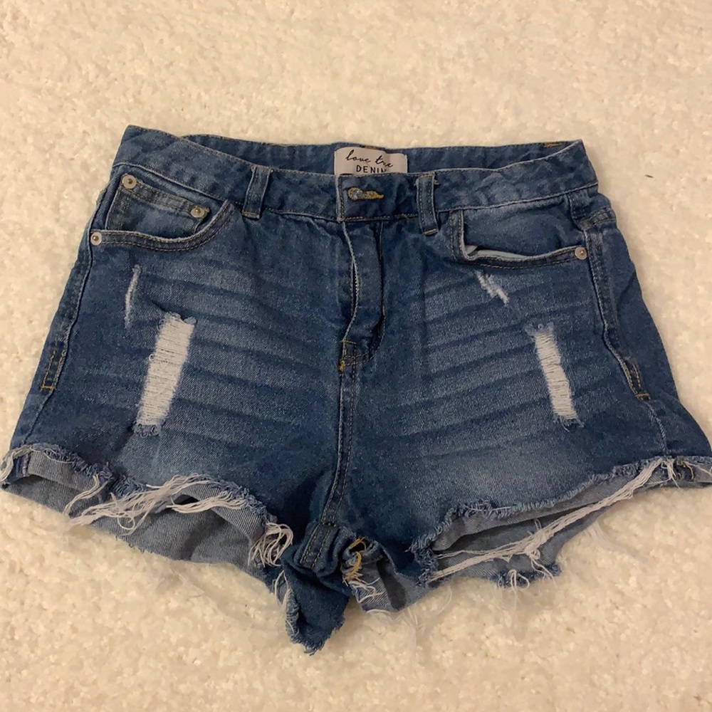 small denim shorts